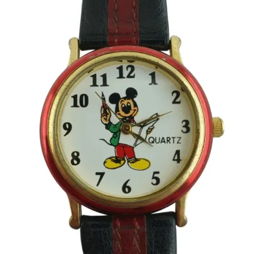 Relógio Mickey Mouse Mod EX16B Cal 802104 Eta Swiss Vintage Unissex