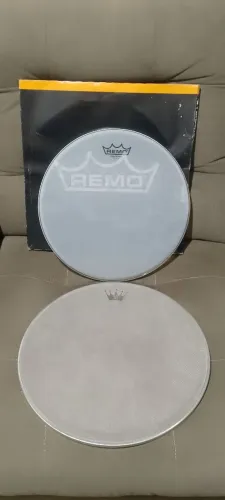 Peles Mesh head 13 Remo e 14 Royalty Bateria Eletrônica 