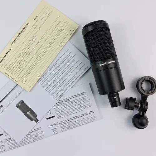 Microfone Audio-technica At2020 + Scarlett Solo