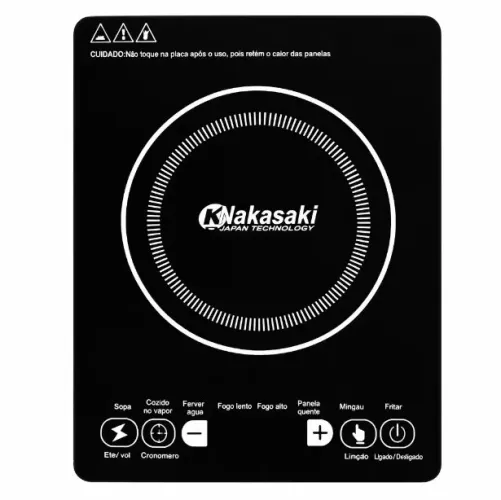 Fogão Cooktop De Indução Portátil Painel De Vidro 2300w