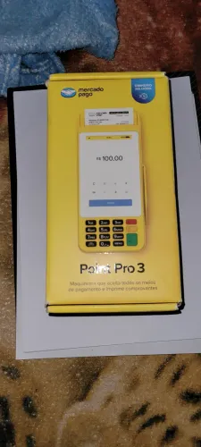 Maquininha Point Pro 3, Mercado Pago, Modelo Q92, Pix por aproximação, Máquina de cartão!