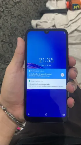 Celular moto e6s pra rolo em bike 