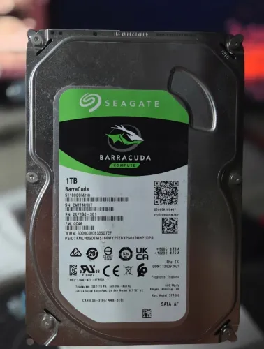 HD 1TB Seagate Barracuda 100% Saudável