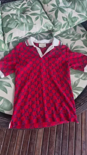 Camisa polo Gucci vermelha