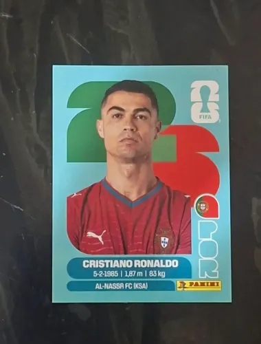 FIGURINHA - Cristiano Ronaldo | ÁLBUM DA COPA DO MUNDO 2026