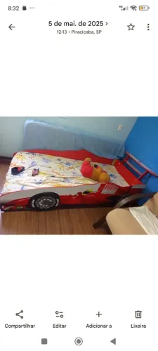 Cama carrinho sem colchão