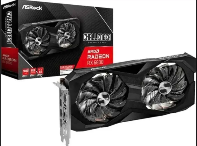 RX 6600 Challenger Semi Novo Nunca Usado