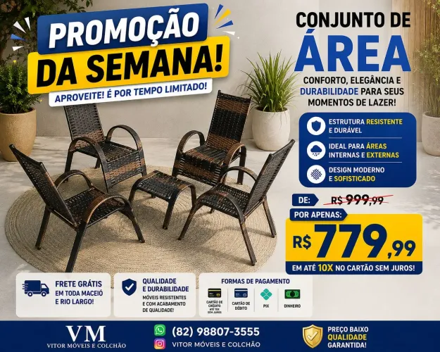 OFERTAS DE JOGO DE AREA