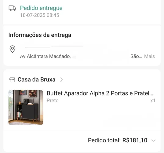 Buffet 2 portas