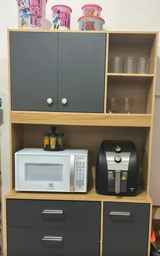 Armário de Cozinha CASA JD Erva Doce 4 Portas