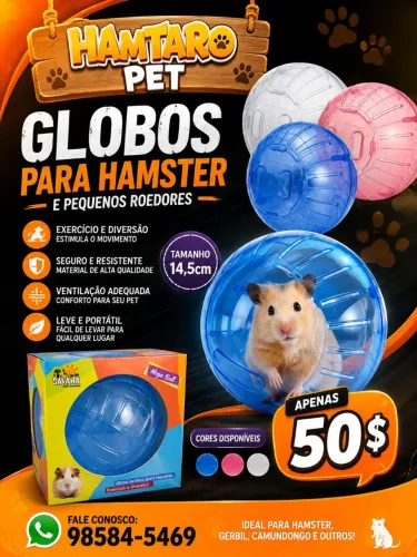 Globo para hamster