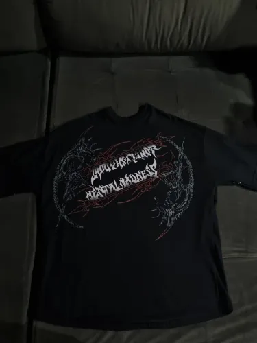 Camiseta Oversized Skull Crusher Drop - Mental Madness x Lonely Shadow