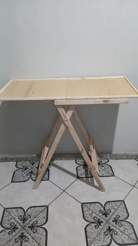 Mesa dobrável para feirantes e expositores multiuso