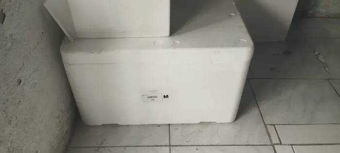 Caixa de isopor