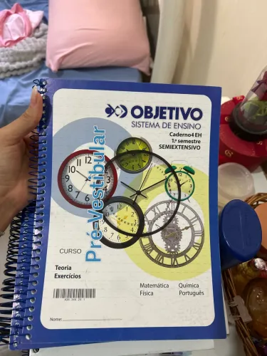 Cadernos simulado Objetivo