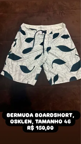 BERMUDA BOARDSHORT OSKLEN, TAMANHO 46