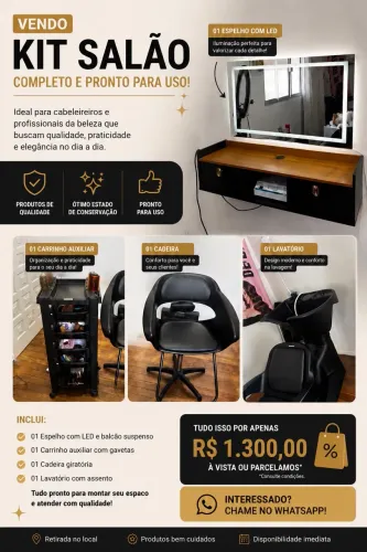 Kit salão de beleza 