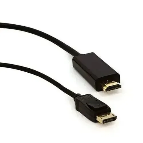 Cabo Displayport Macho x HDMI Macho 4K 1.8 metros Loja Coimbra Computadores Entregamos