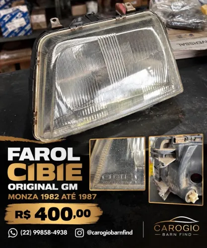 Farol Cibie Original GM Monza 82 a 87