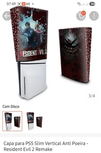 Capa para ps5