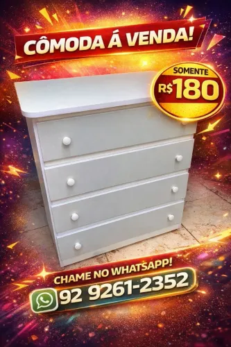Comodas 4 gavetas sem taxa de entrega