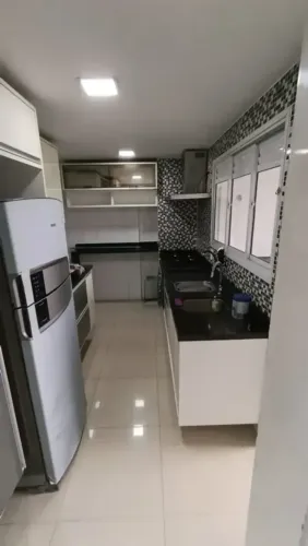 MUNDI RISORT, MOBILIADO, 3 QTOS, 106m2, VARANDA C/ CHURRASQUEIRA