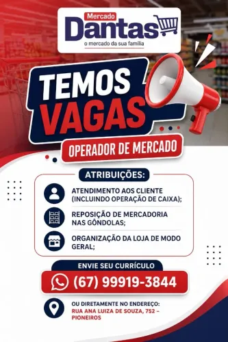 Operador de Mercado - Mercado Dantas