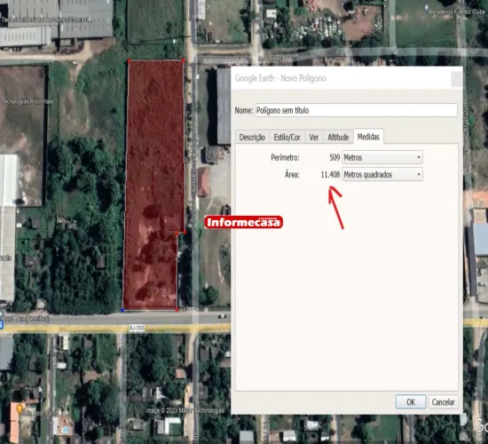 AREA MURADA, DE FRENTE PARA A AV. TRANCREDO NEVES, ENGENHEIRO PEDREIRA, COM 11500M²