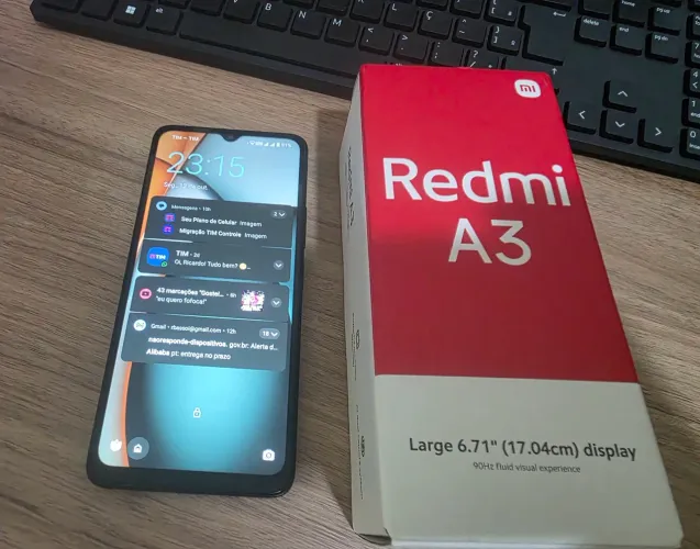 Redmi A3 - 3Gb Ram - 64 Gb - Na caixa