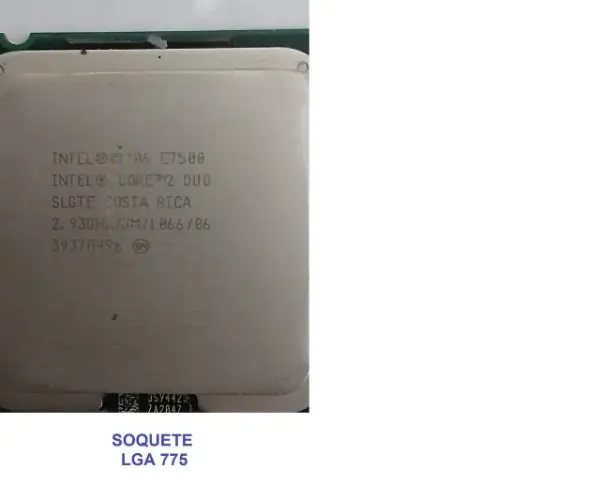 Processador Gamer Intel Core 2 Duo E7500 2.93ghz 3Megas Cache