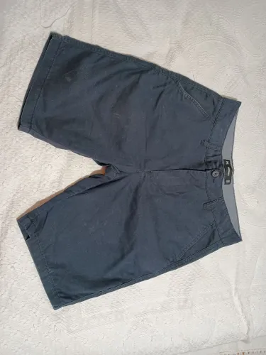 Bermuda Chino Hering Masculina Sarja Preta - Tam 38