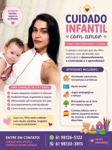 Babá com atividades educativas ?