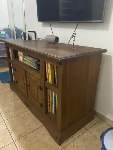 Rack de Madeira Estilo Country