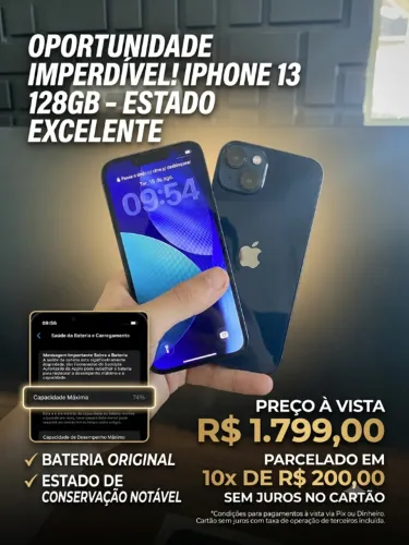 iPhone 13 128GB ? Perfeito estado ?