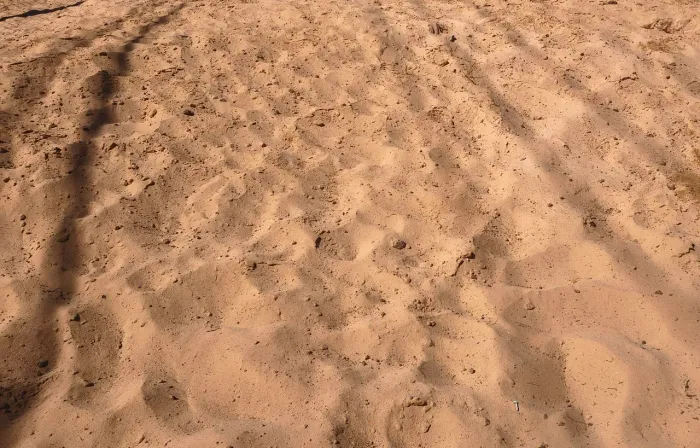 Areia de quartzo para fins esportivos