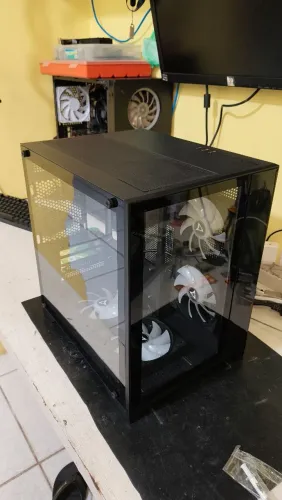 Gabinete Aquário CV100 + 4 fans Rainbow