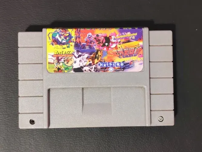 Cartucho Multijogos 8 em 1 para Super Nintendo (SNES) | 8 Jogos Clássicos | Funcionando |