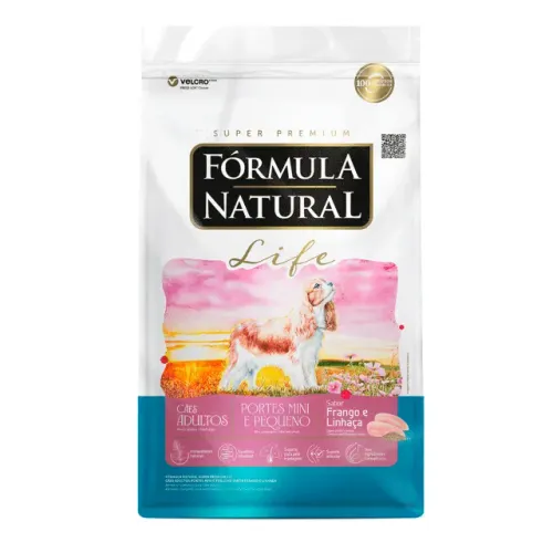 Ração Fórmula Natural Life Super Premium Cães Adultos Mini e Pequeno 15 kg