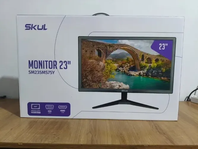 Monitor Skul 23Pol 75Hz VGA E HDMI