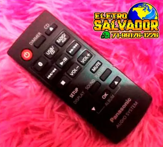 Controle Remoto P Som Panasonic, Akx 16 Akx 18 e Sc-ua3lb-k