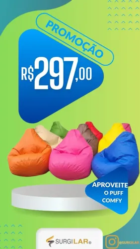 Puff COMFY o melhor do mercado