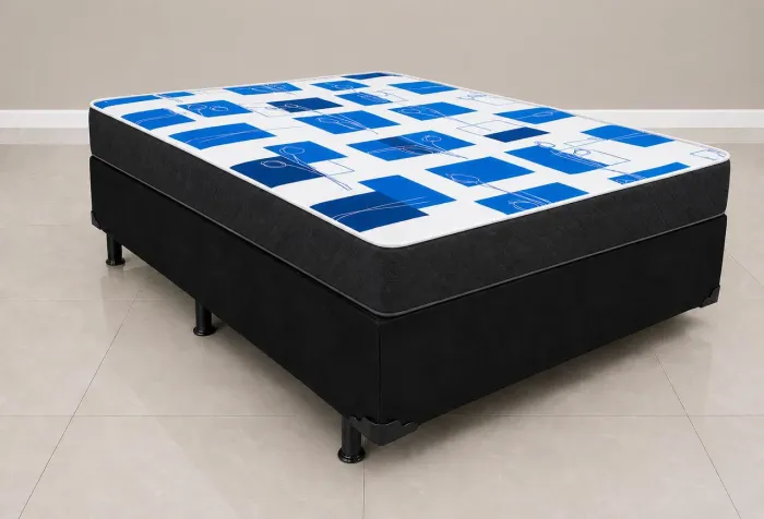Cama Box com Colchão Casal