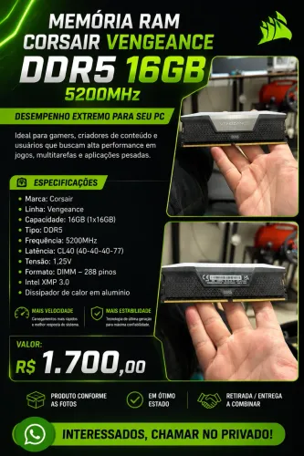 MEMÓRIA RAM DDR5