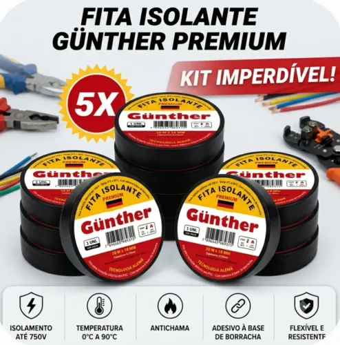 Kit fita isolante Günther 18mm x 10m