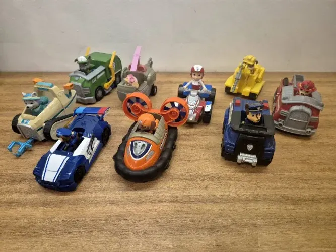 9 carros da Paw Patrol da linha Patrulha Canina