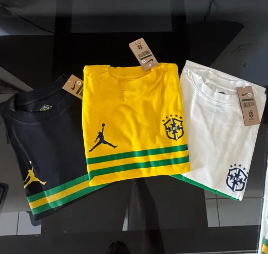 Camisa oversized suedine Jordan Brasil