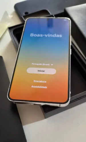 Samsung Galaxy S22 5G 128GB Branco - Impecável + NF e Capa Nillkin