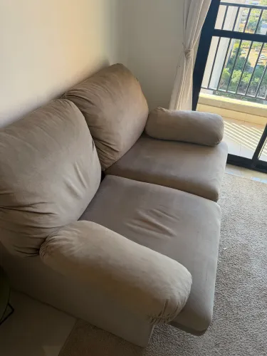 Sofá 2 lugares com colchão de casal