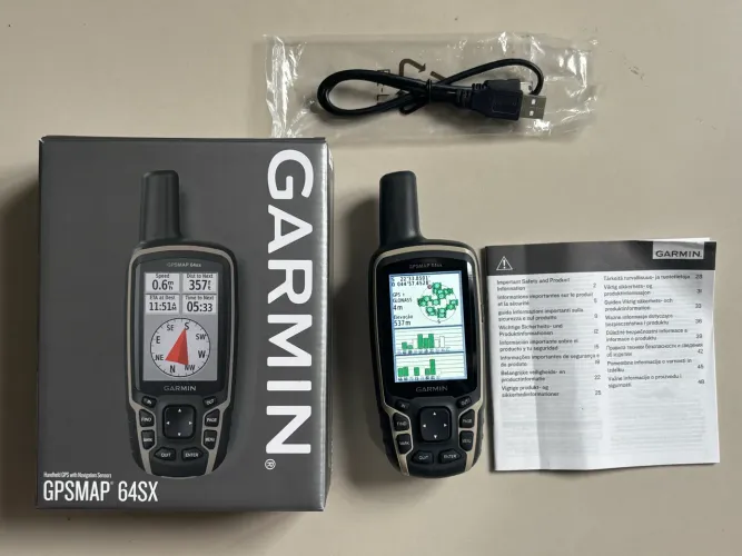 GPS Garmin GpsMap 64SX com mapas TopoActive