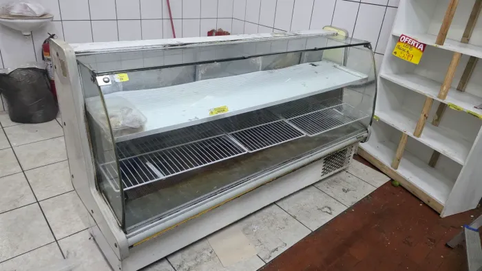 Balcão expositor refrigerado gelopar padaria